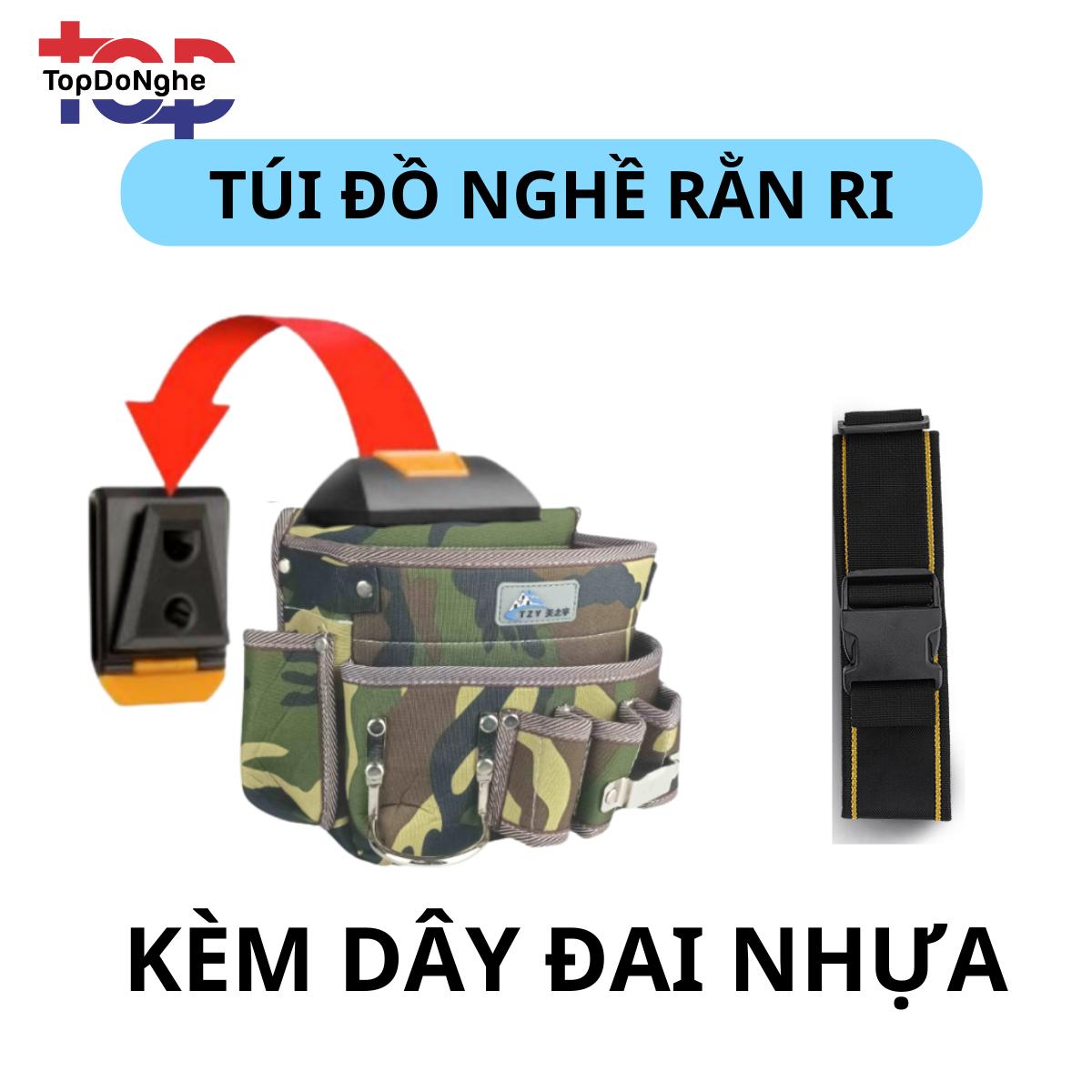 Túi đai đựng đồ nghề đeo hong có bát đeo nhanh sửa chữa điện nước, túi đeo hông TZY đựng vật tư đồ nghề nhiều ngăn sửa chữa điện nước, camera, điện lạnh túi  đồ đai  đeo