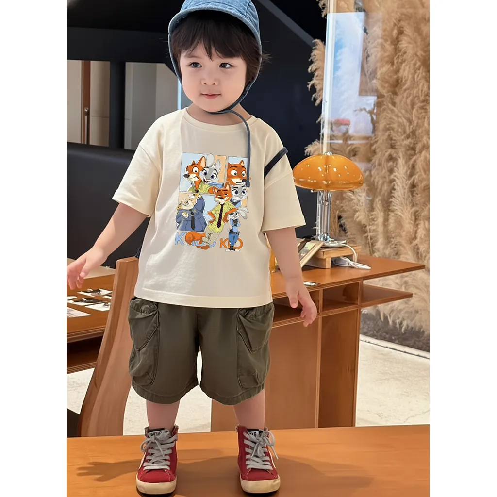 Áo thun bé trai hoạt hình Kado vải cotton thoáng mát thấm hút tốt thoải mái cho bé 2977_thumbnail_4