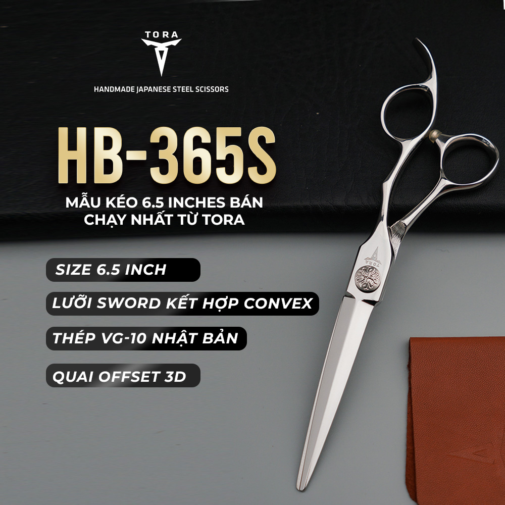 Kéo cắt tóc Tora HB-365S