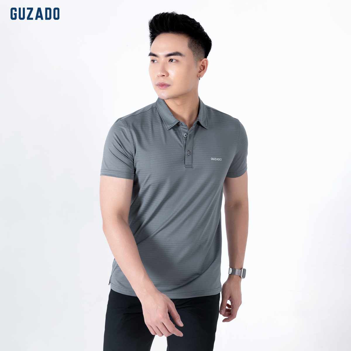 Áo Polo thể thao nam CoolMax-S1 Logo thương hiệu Guzado GPL01_thumbnail_14