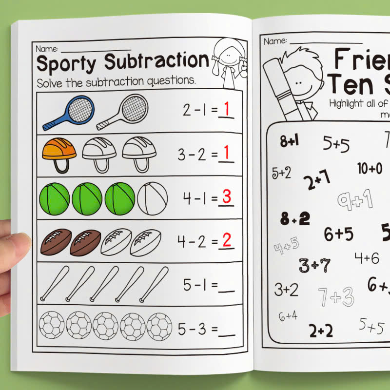 Toán Tiếng Anh mầm non Kindergarten Addition and Subtraction_thumbnail_4