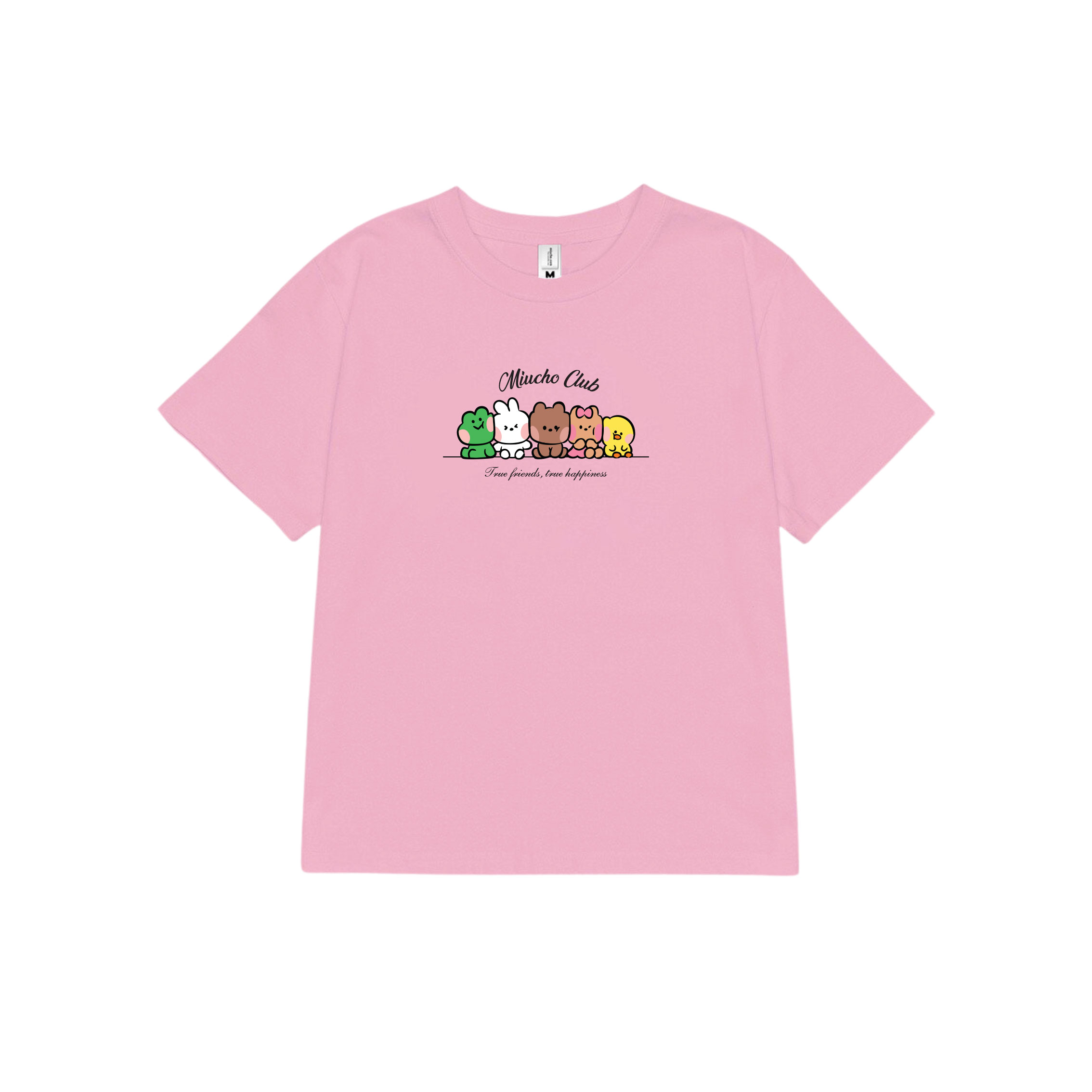 Áo baby tee in động vật nhỏ dễ thương form ôm ABD1555 Miucho vải cotton co giãn in mix