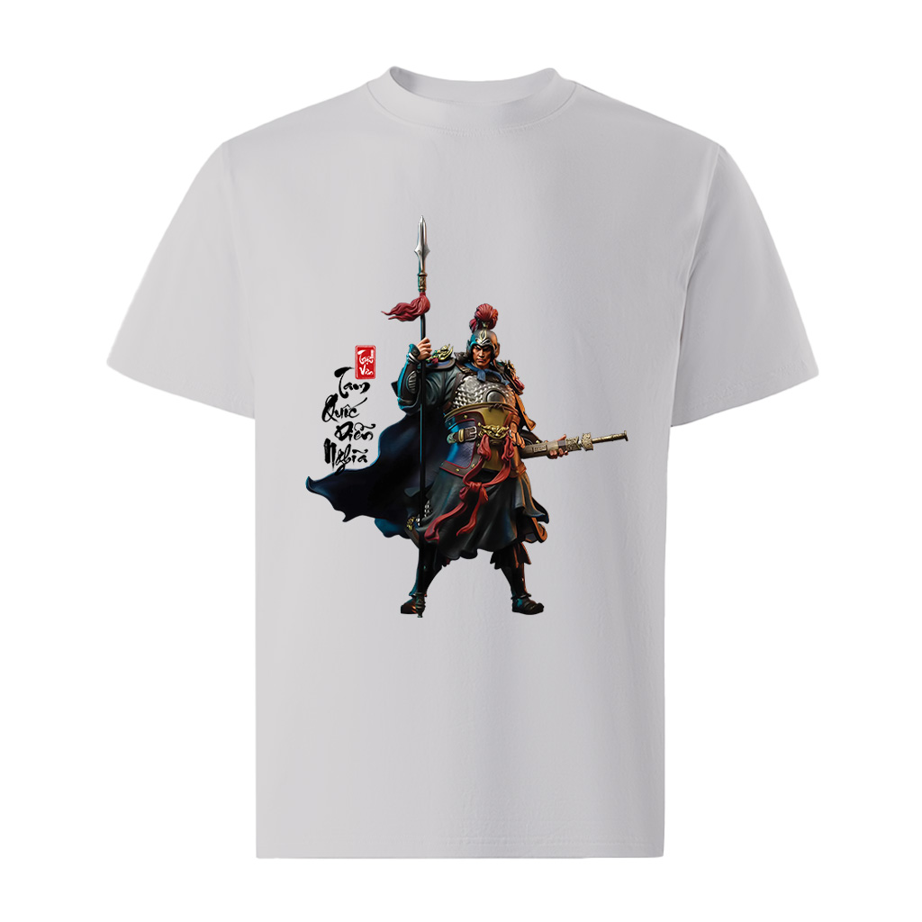 Áo phông nam tam quốc diễn nghĩa nhiều màu nhiều màu ATD1484 Miucho Iconic vải cotton in artwork_thumbnail_21