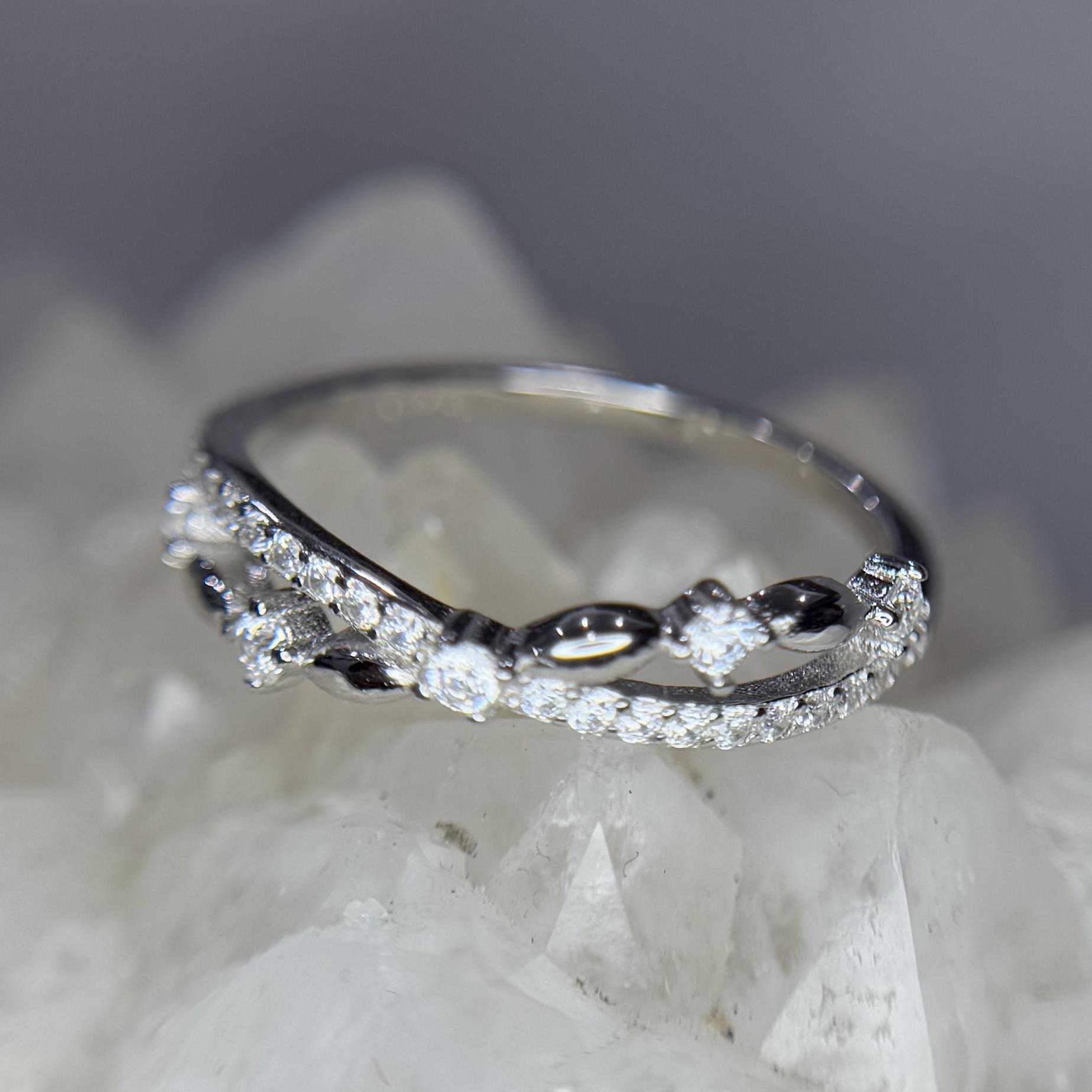 nhẫn bạc xi bạch kim hai thanh đan chéo kim cương size 7_thumbnail_1
