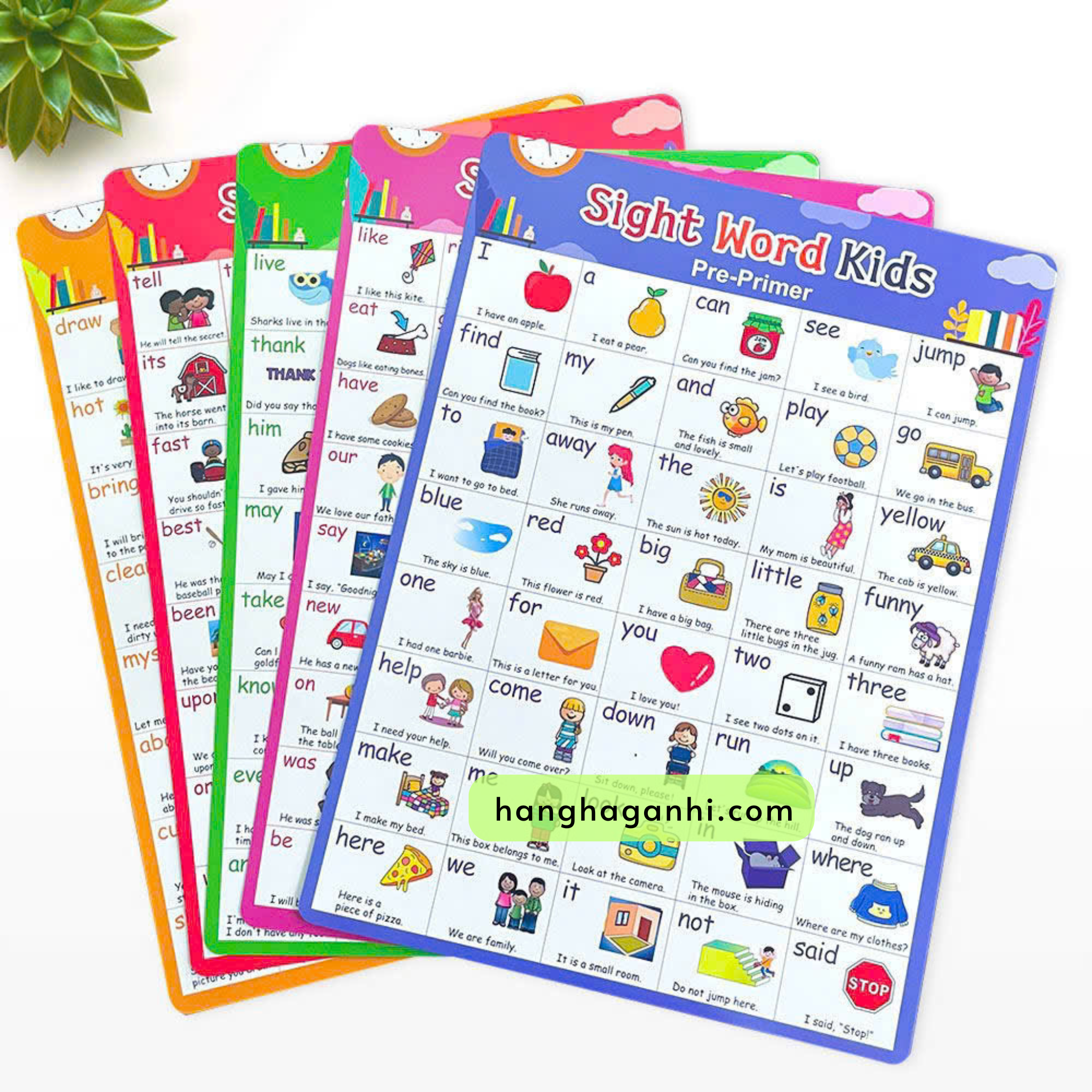 Tranh treo tường dạy bé học 220 Sightwords_thumbnail_1