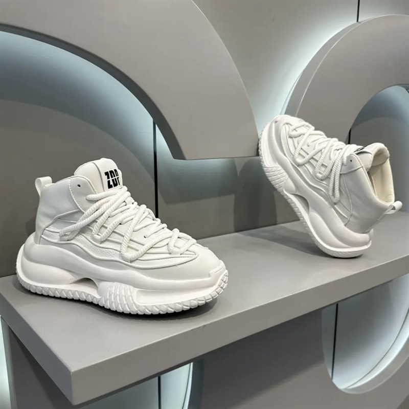 GA352 - Giày bố nam cổ cao lưới thoáng khí đế dày phong cách thể thao thu đông 2024_thumbnail_2