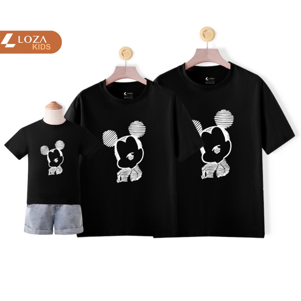 Áo phông gia đình LOZA KIDS in hình Mickey - Áo đồng phục gia đình – Mã GĐ3053_thumbnail_2