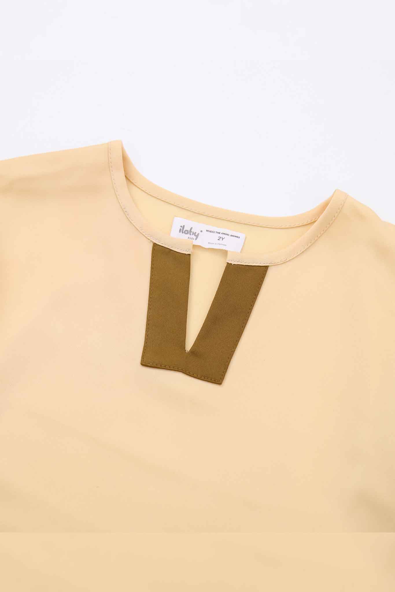 Set chú cuội áo cổ V có đai_thumbnail_4