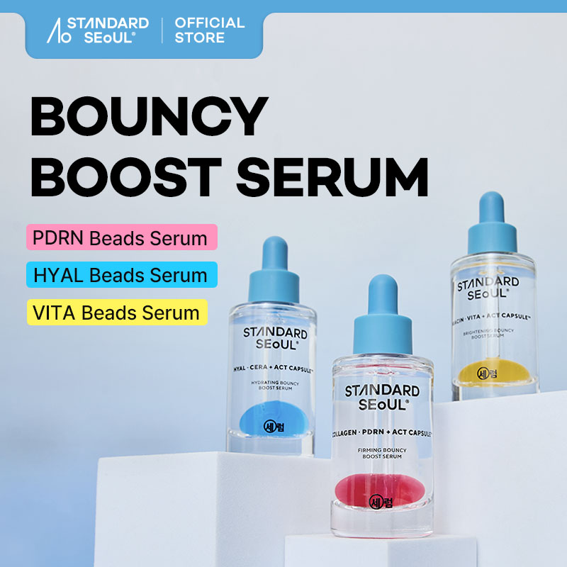 [Standard Seoul] Hydrating Bouncy Boost Serum, Brightening Bouncy Boost Serum, Firming Bouncy Boost Serum 30ml - Glass Glow Skin_thumbnail_3