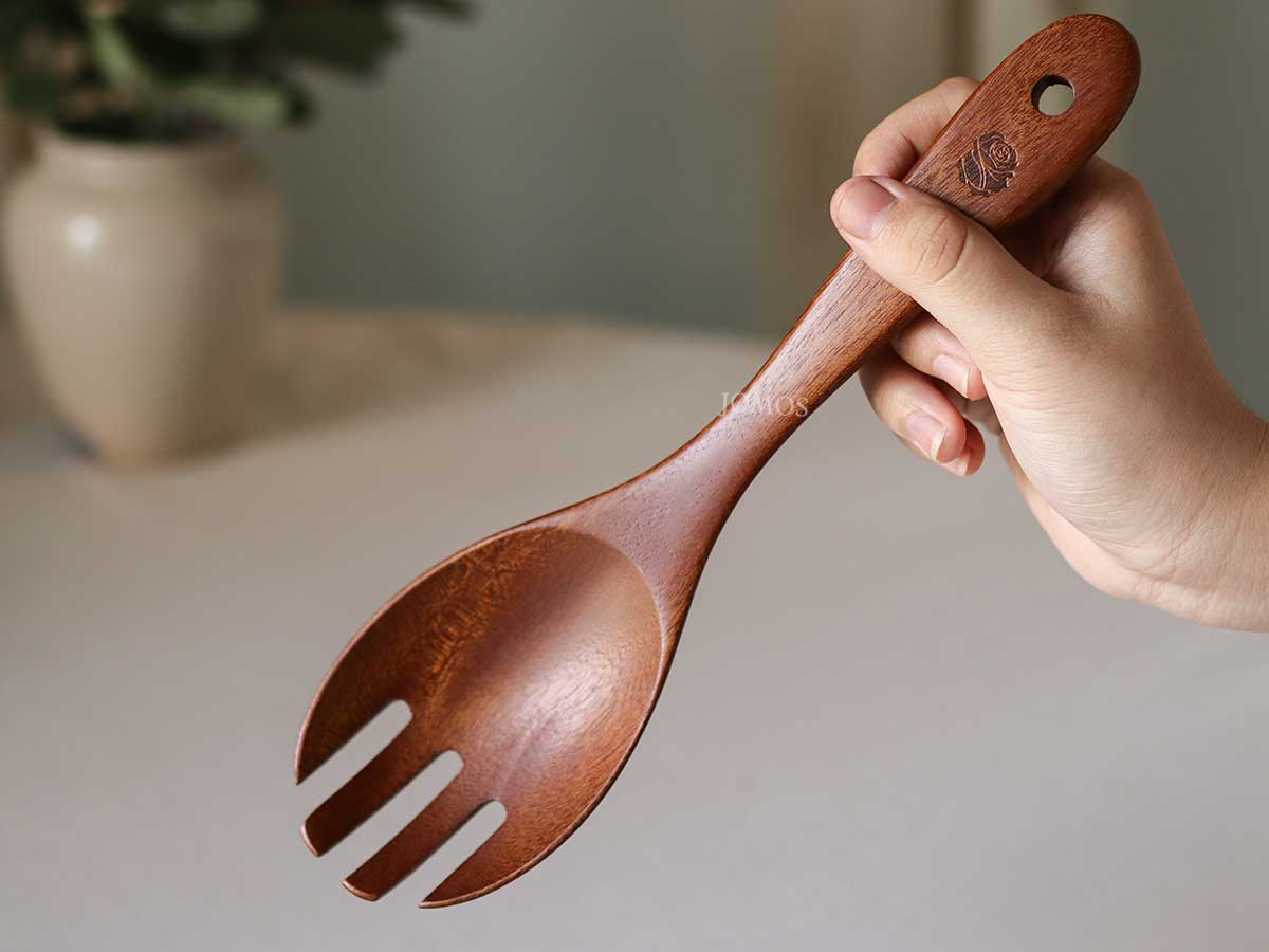 Sạn xào có răng gỗ xà cừ S4 J000380