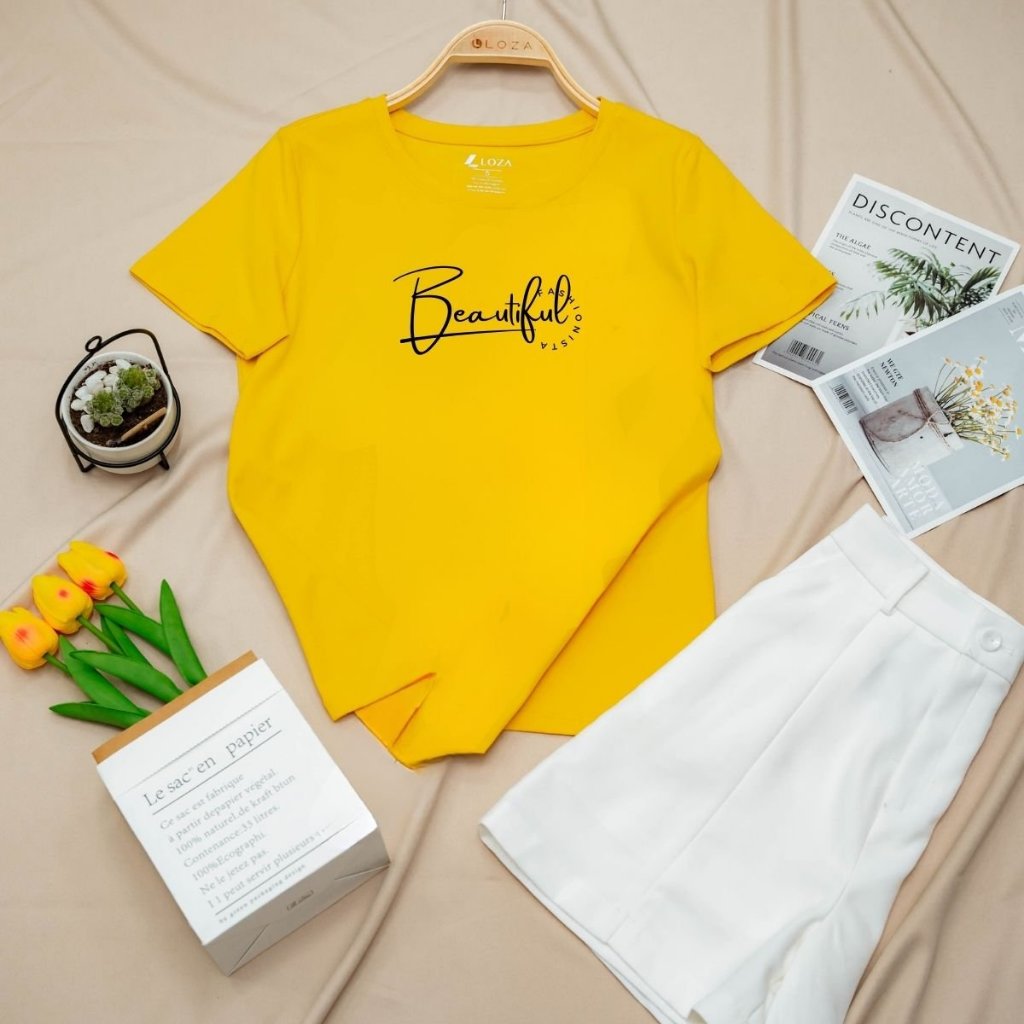 [Form Vừa] Áo phông nữ form vừa in hình - Áo phông nữ Loza G0291_thumbnail_11