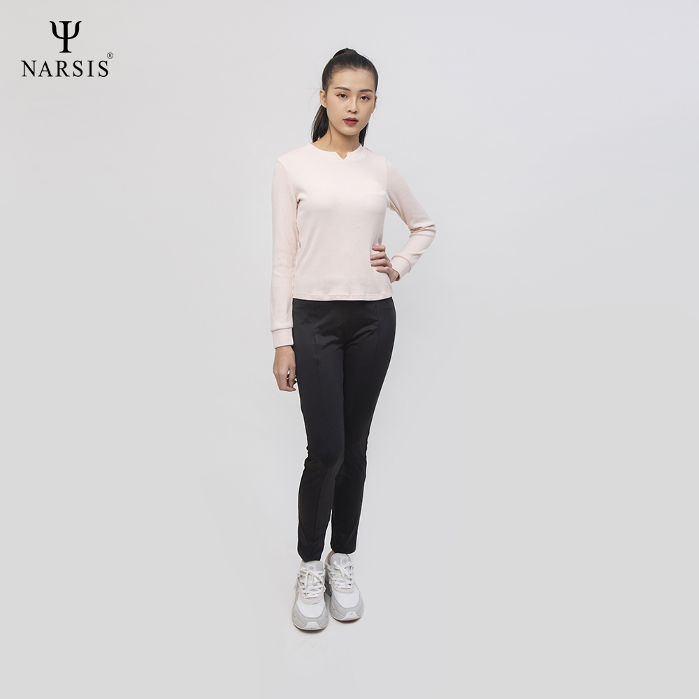 ÁO THU ĐÔNG NỮ L0079 NARSIS VẢI LEN COTTON ẤM ÁP, THOÁNG MÁT, GIỮ ẤM TỐT, MỀM MẠI_thumbnail_3