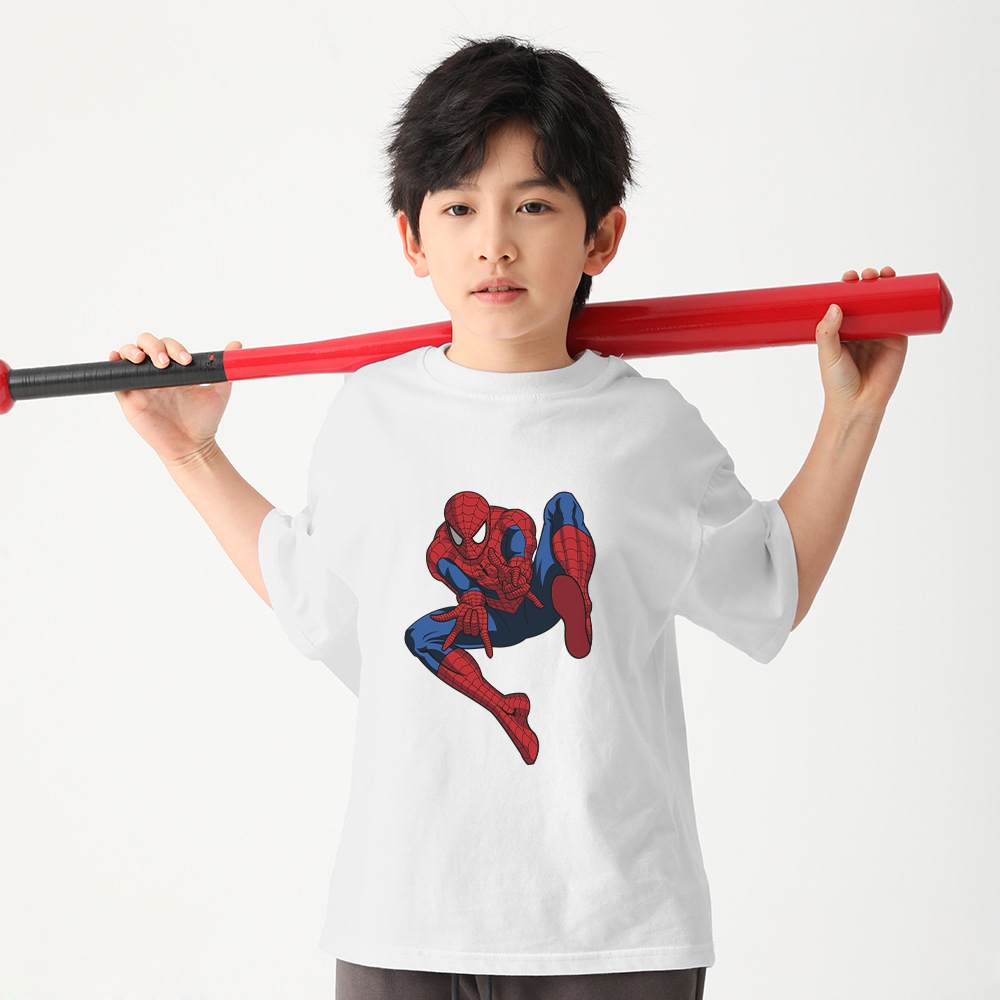 Áo thun SpiderMan bé trai form rộng AED637 Miucho Kid 100% vải cotton thoáng mát basic_thumbnail_2