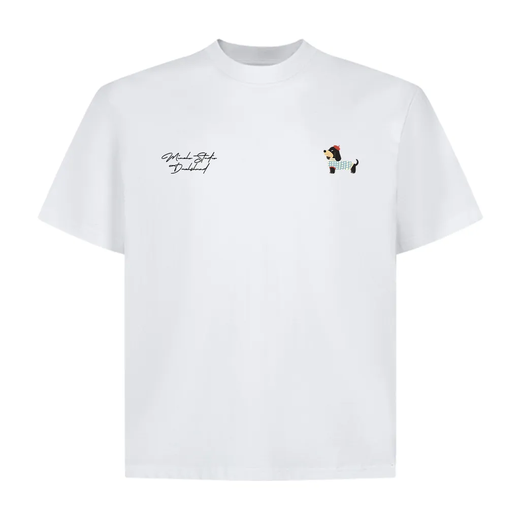 Áo thun boxy nam nữ họa tiết nhỏ basic nhiều màu 2647 Miucho vải cotton thoáng mát in mix