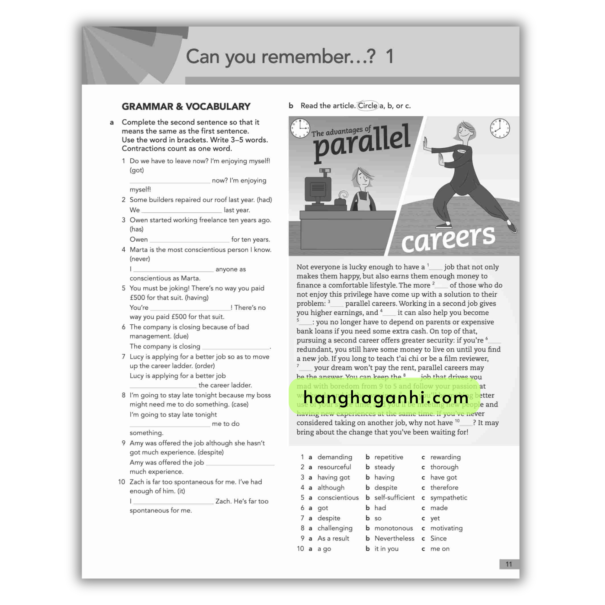 English File: Advanced Workbook with key (Fourth Edition)_thumbnail_9