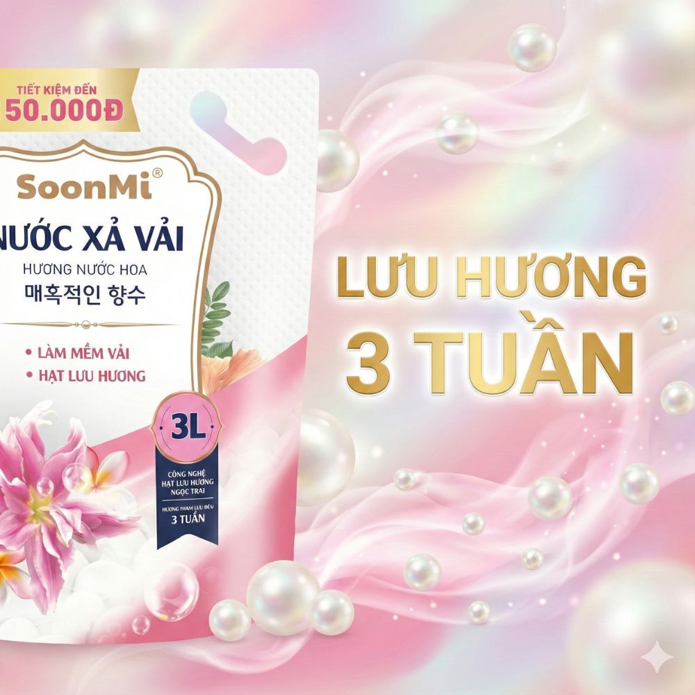 1 Thùng 3 Túi Nước Xả Soonmi 3kg_thumbnail_3