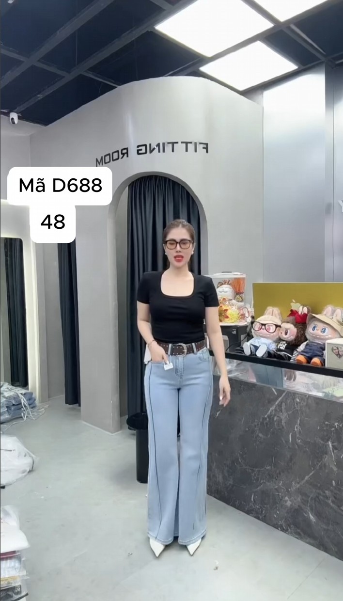 D688 Jean vẩy mới lên form siêu đẹp