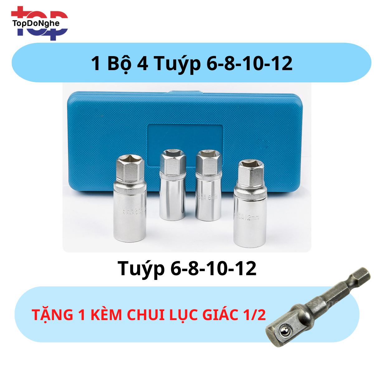 Đầu siết vặn ty ốc bulong ren răng 6 8 10 12mm, hàng chuẩn siết ty thợ thạch cao, điều hoà, PCCC tiện lợi nhanh chống.