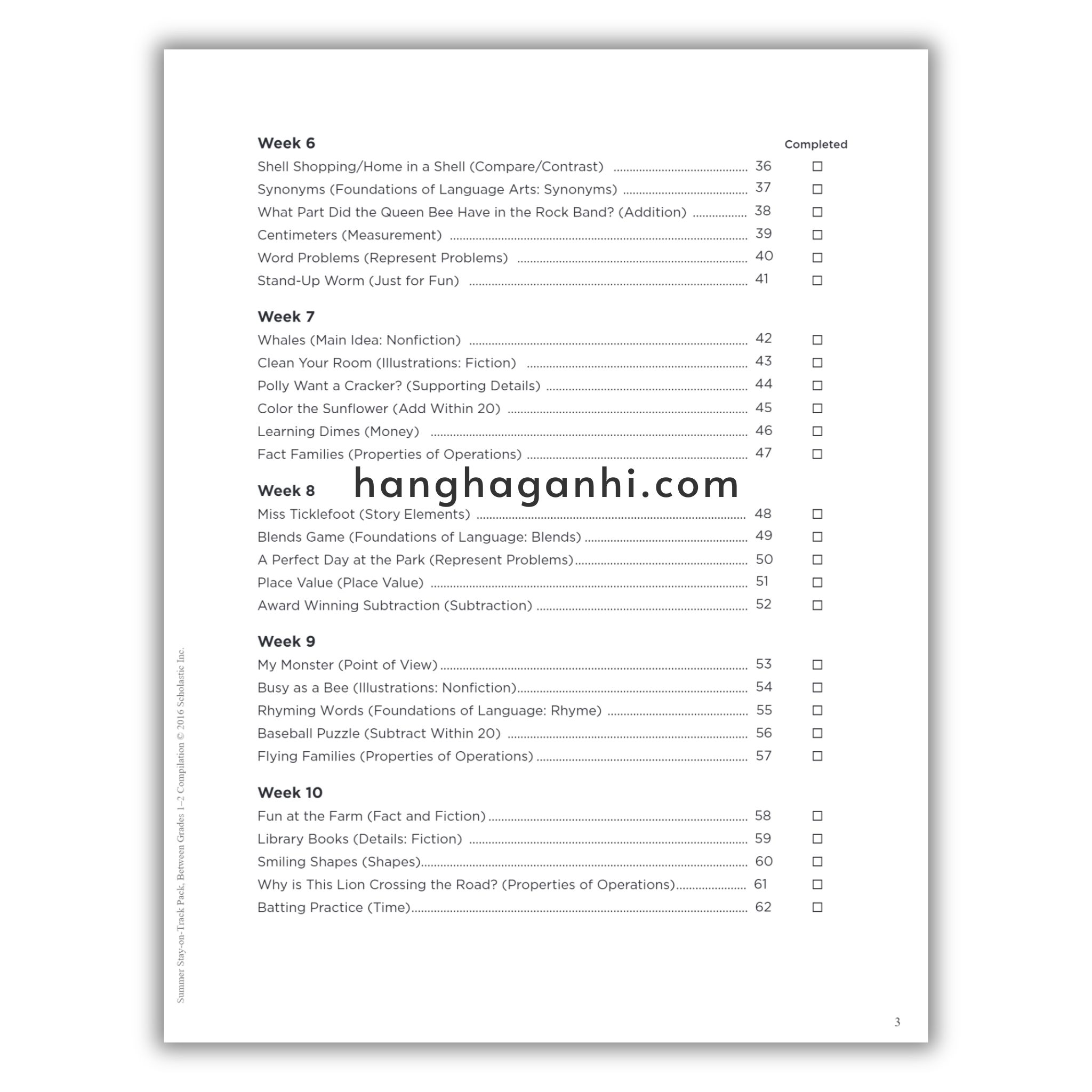 Summer Stay - On - Track Pack - Sách bài tập thực hành toán - đọc hiểu tiếng Anh Prek-k~Lớp 6_thumbnail_9