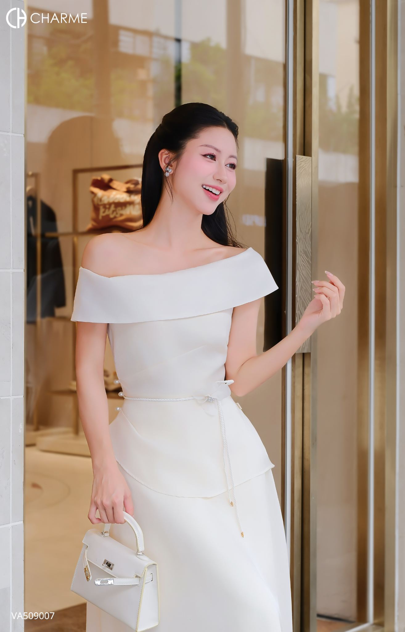 Váy trễ vai giả set kèm dây_thumbnail_2