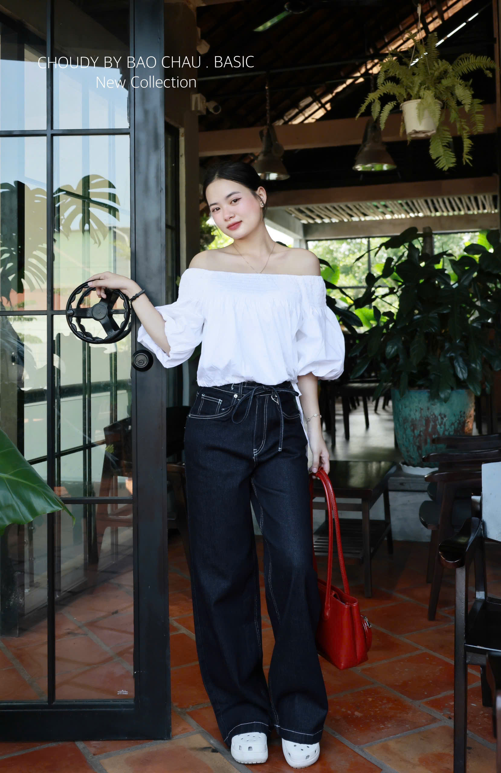 Q221 QUẦN JEAN SUÔNG ĐẬM