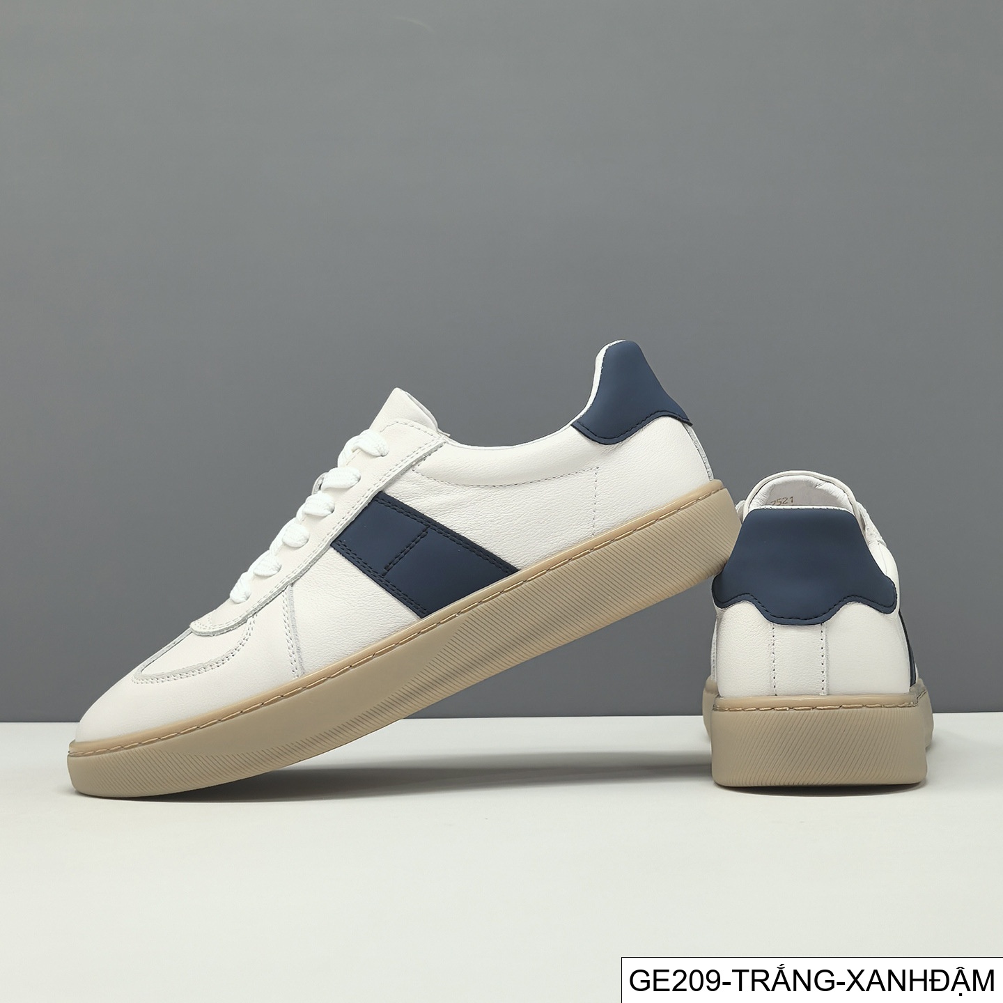 GE209 - Giày thường ngày màu khối da bò lớp một dành cho nam, giày hợp thời trang cao cấp đa năng, giày thể thao da thật Châu Âu, giày sang trọng nam dễ tiếp cận_thumbnail_12