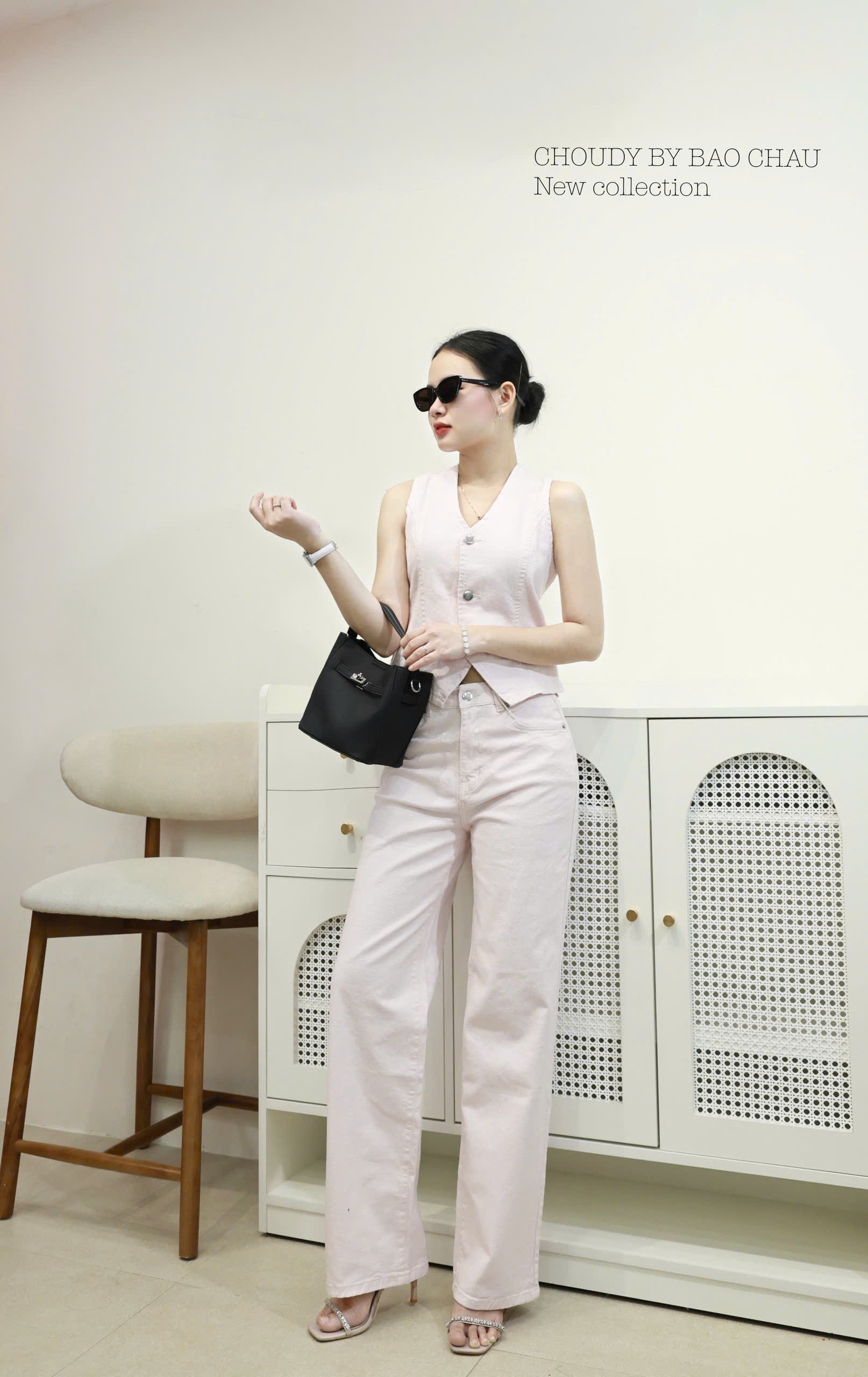 SALE U612 SET BỘ ÁO GILE + QUẦN