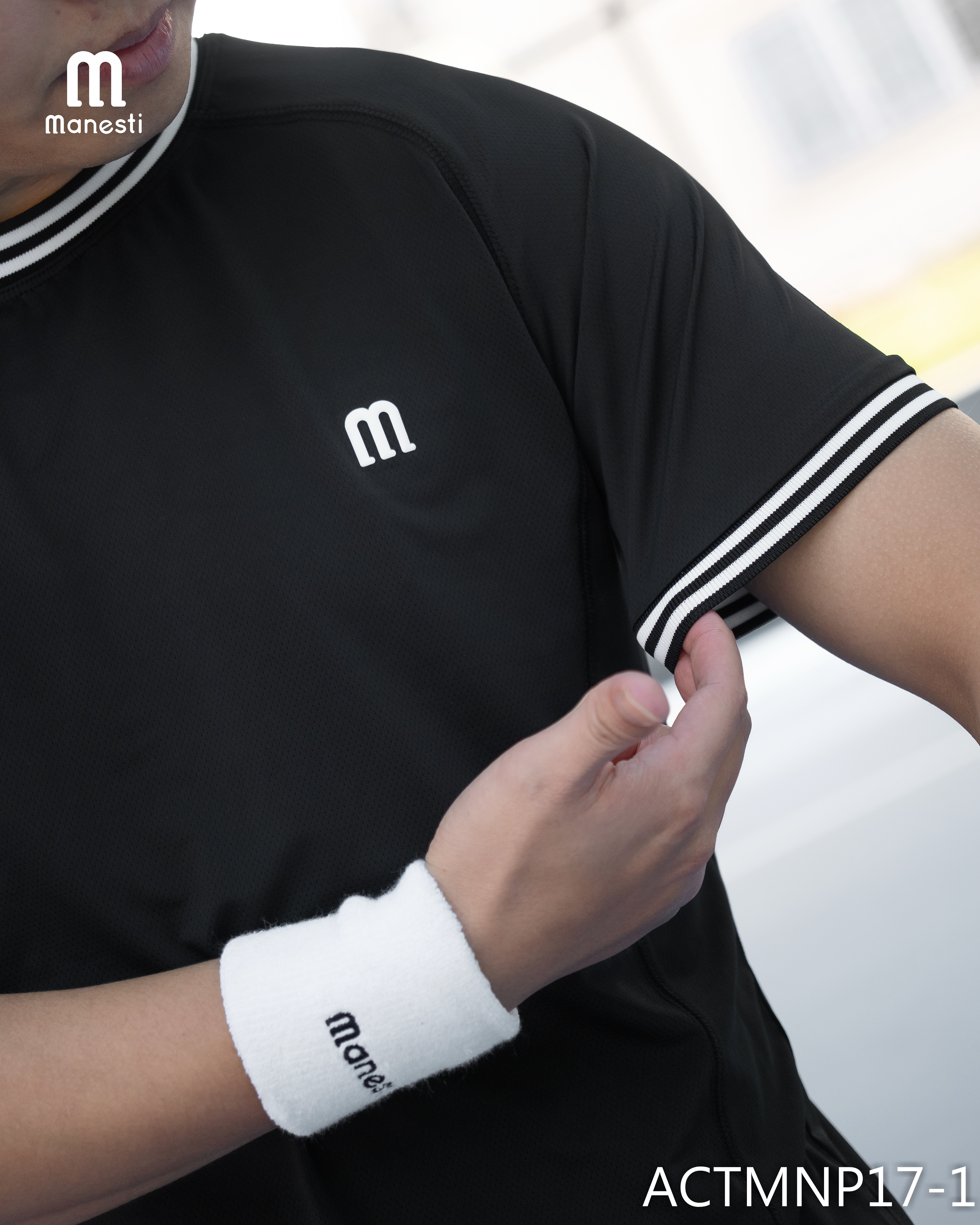 Áo thun thể thao nam chơi Pickleball/Tennis AirMesh Manesti_thumbnail_55