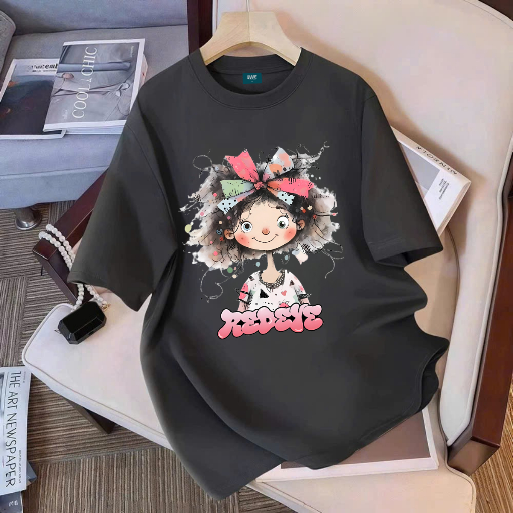 Áo thun hot trend hình cô gái tóc xù local brand We Tee dáng oversize rộng nhiều mẫu - WE TEE T025_thumbnail_17