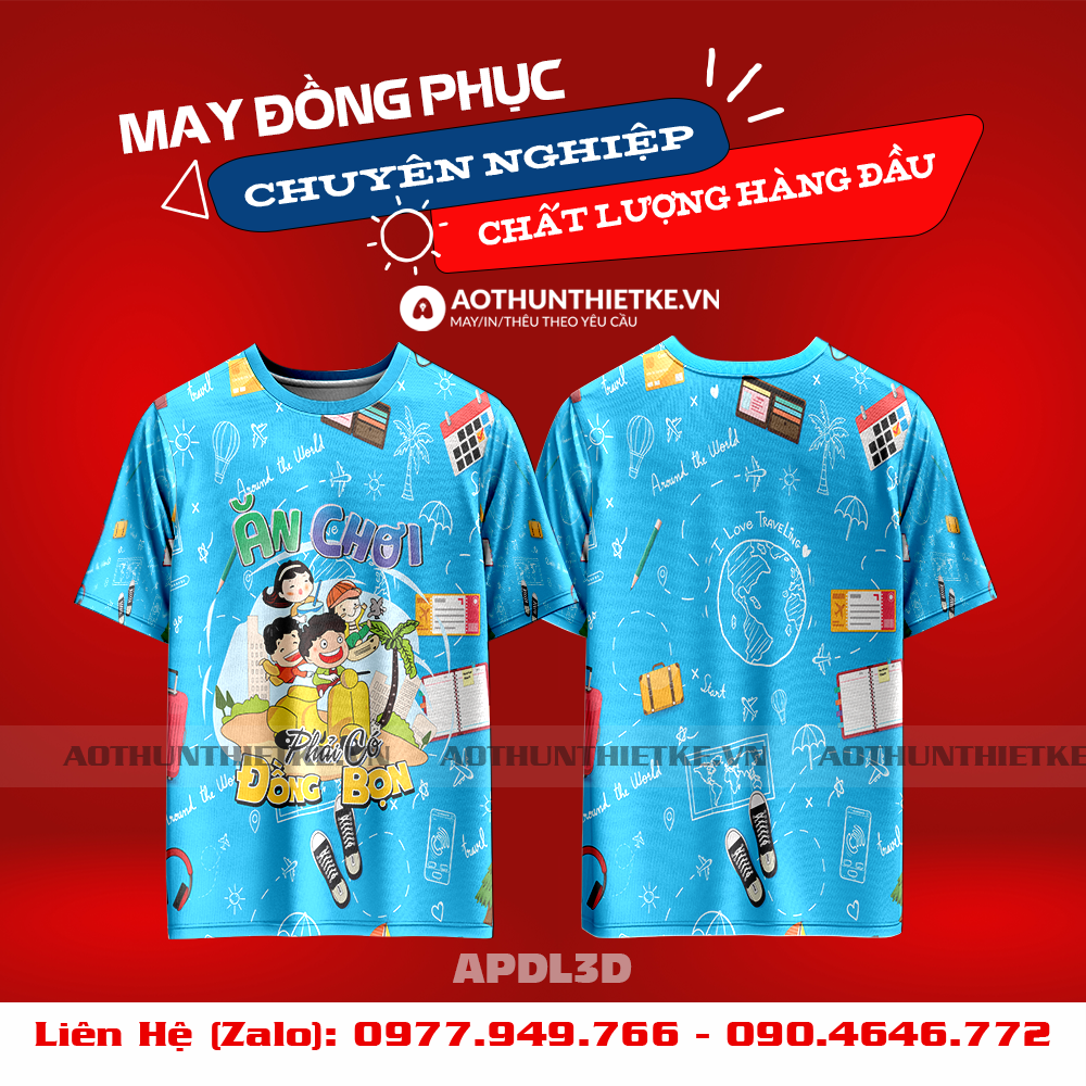 Áo Phông Du Lịch 3D-TK71