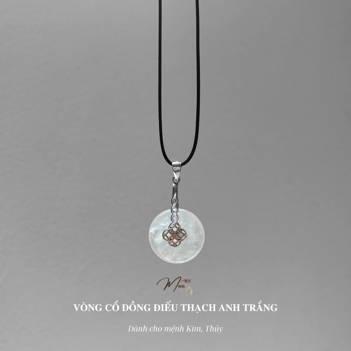 D252 - Dây chuyền đồng điếu mix hoa mai bạc_thumbnail_1