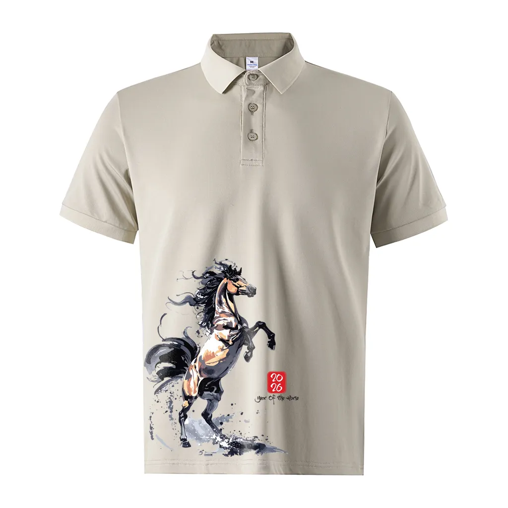 Áo polo Tết Bính Ngọ nam form vừa Miucho Iconic vải poly cá sấu thoáng mát cổ trụ 2997_thumbnail_15