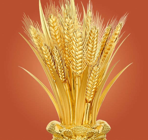 Hũ lúa thần tài mạ vàng 24k ( KT 17X14X22cm ) DxRxC_thumbnail_3