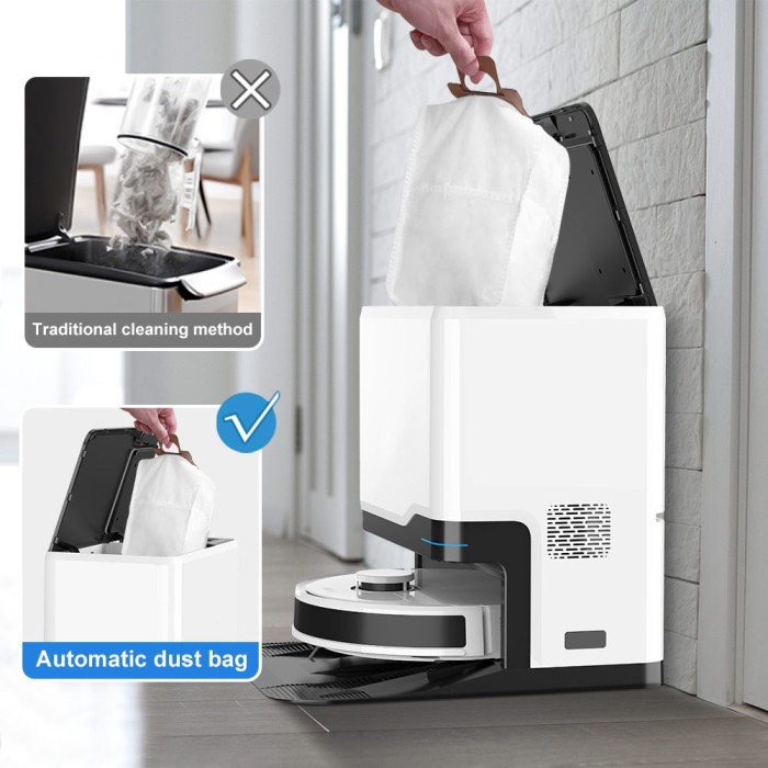 Robot Tự Động Giặt Giẻ Lau Của Đức Hubert HB-S79 AI Camera Lau Nhà Hút Bụi, diệt khuẩn_thumbnail_7