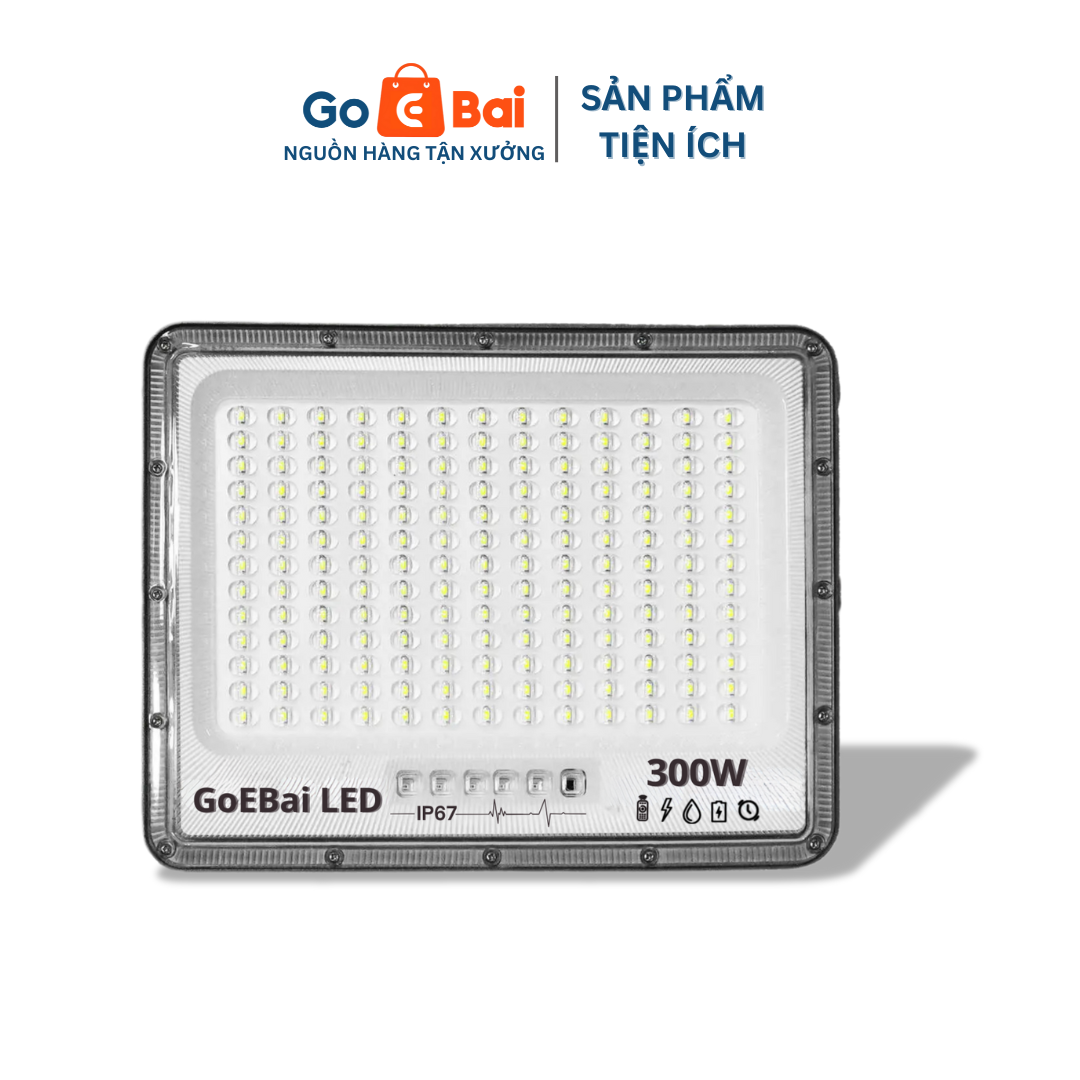 Đèn Pha Năng Lượng Mặt Trời 300W Mắt Ngọc - Goebai LED_thumbnail_1