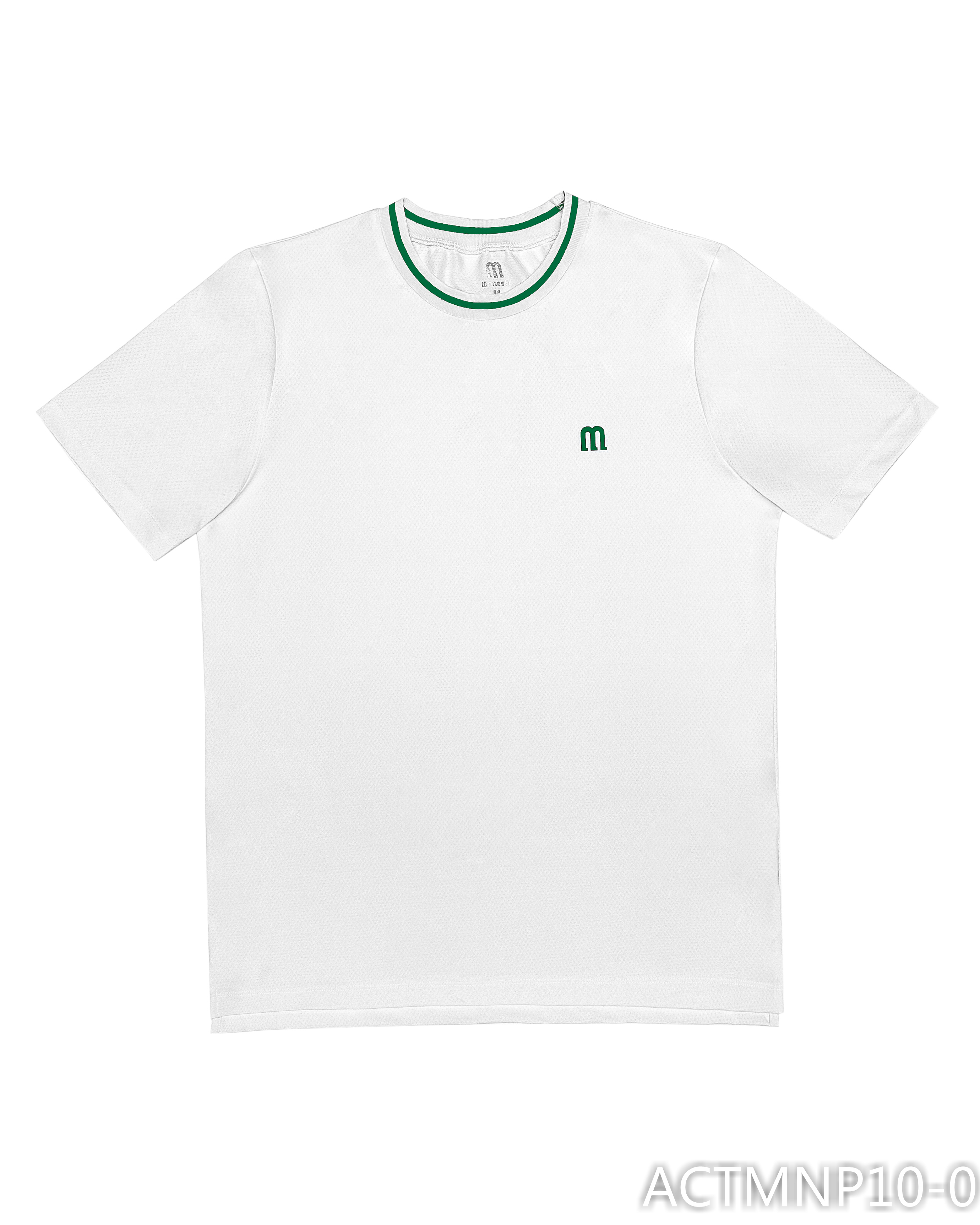 Áo thun thể thao nam chơi Pickleball/Tennis Green Line Manesti_thumbnail_2