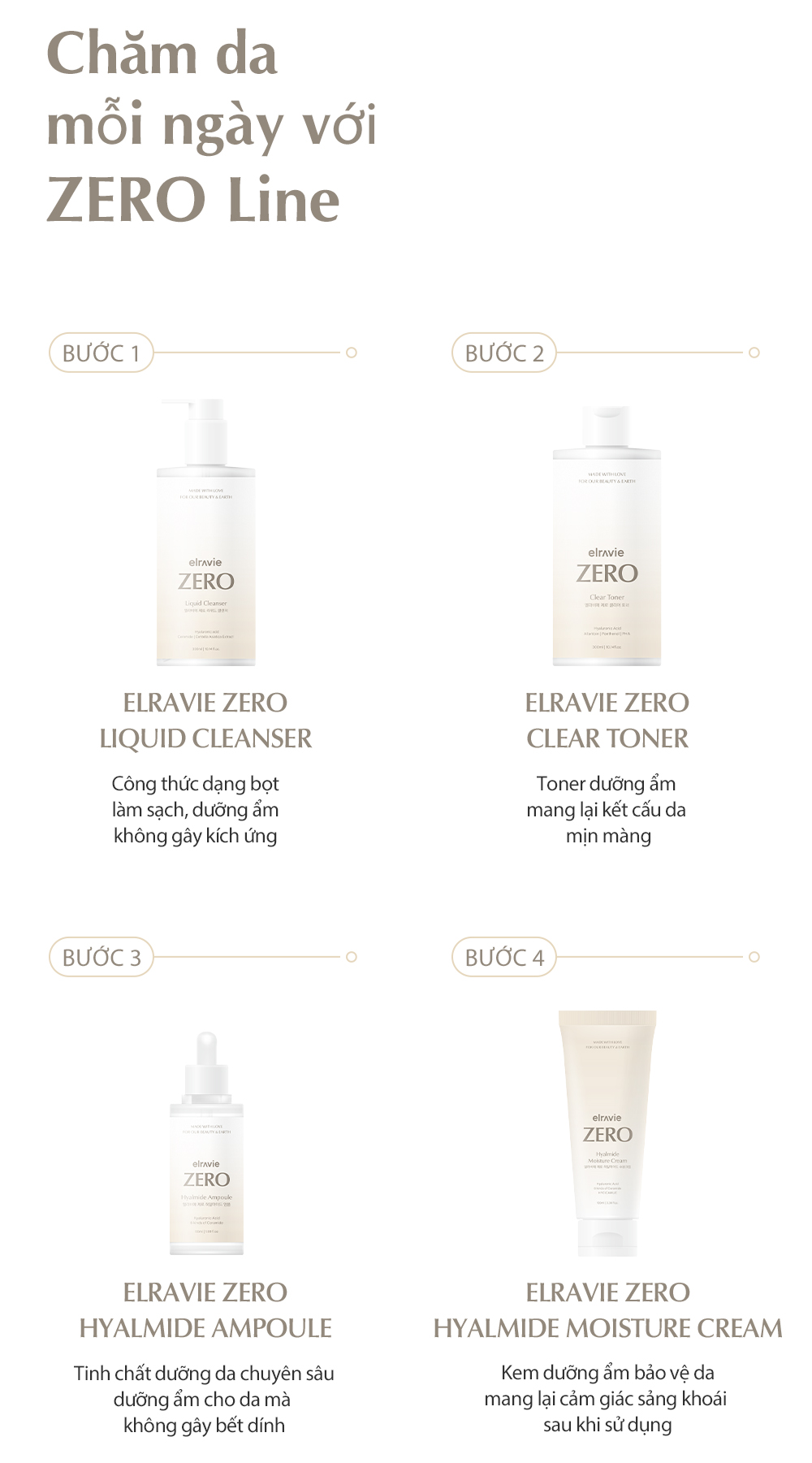 Nước cân bằng thuần chay Elravie Zero Clear Toner 300ml_thumbnail_12