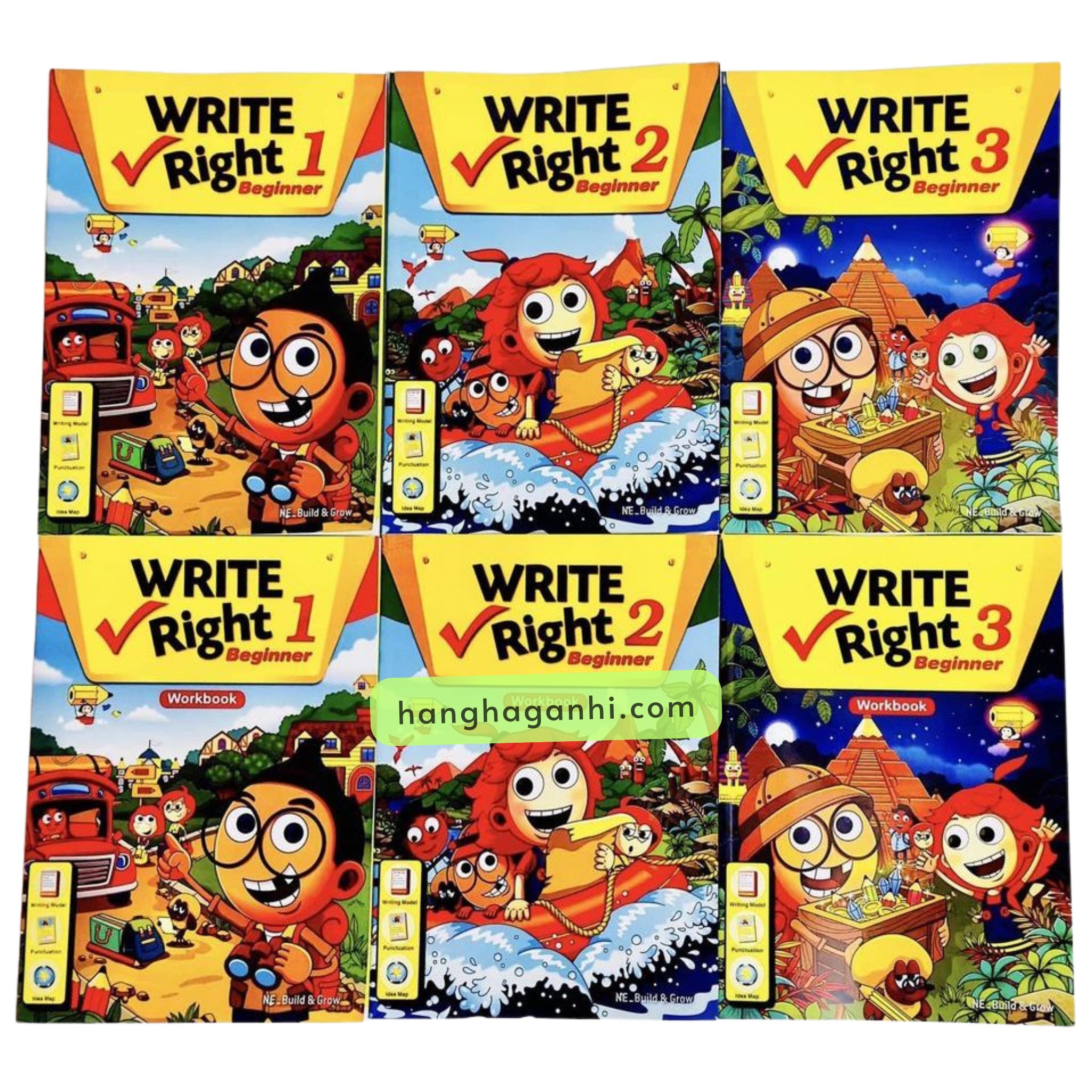 Write Right Beginner Trọn Bộ 3 level 6Q Bản Đẹp