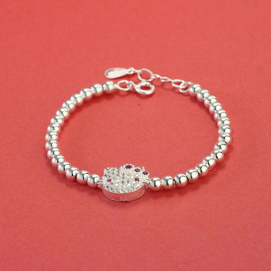 Vòng tay bạc cho bé gái hình Hello Kitty TS0478_thumbnail_3