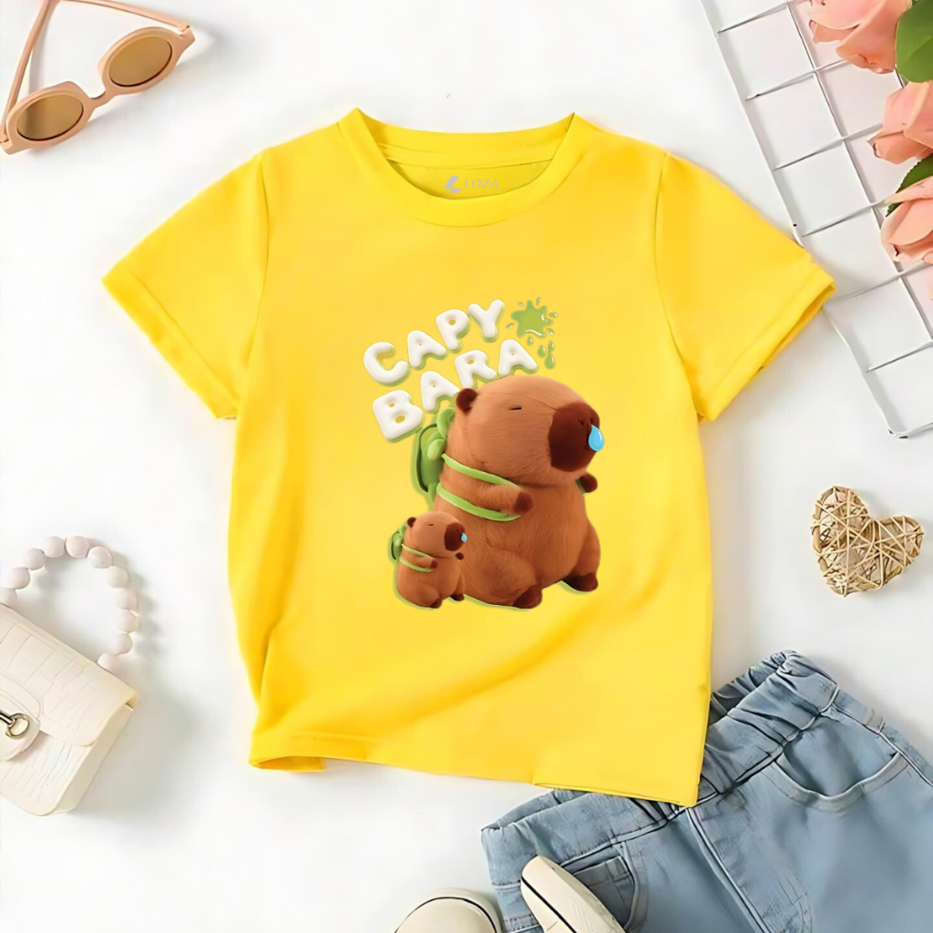 Áo phông cho bé in hình CapyBara nhiều mẫu - Loza Kids AT018_thumbnail_9