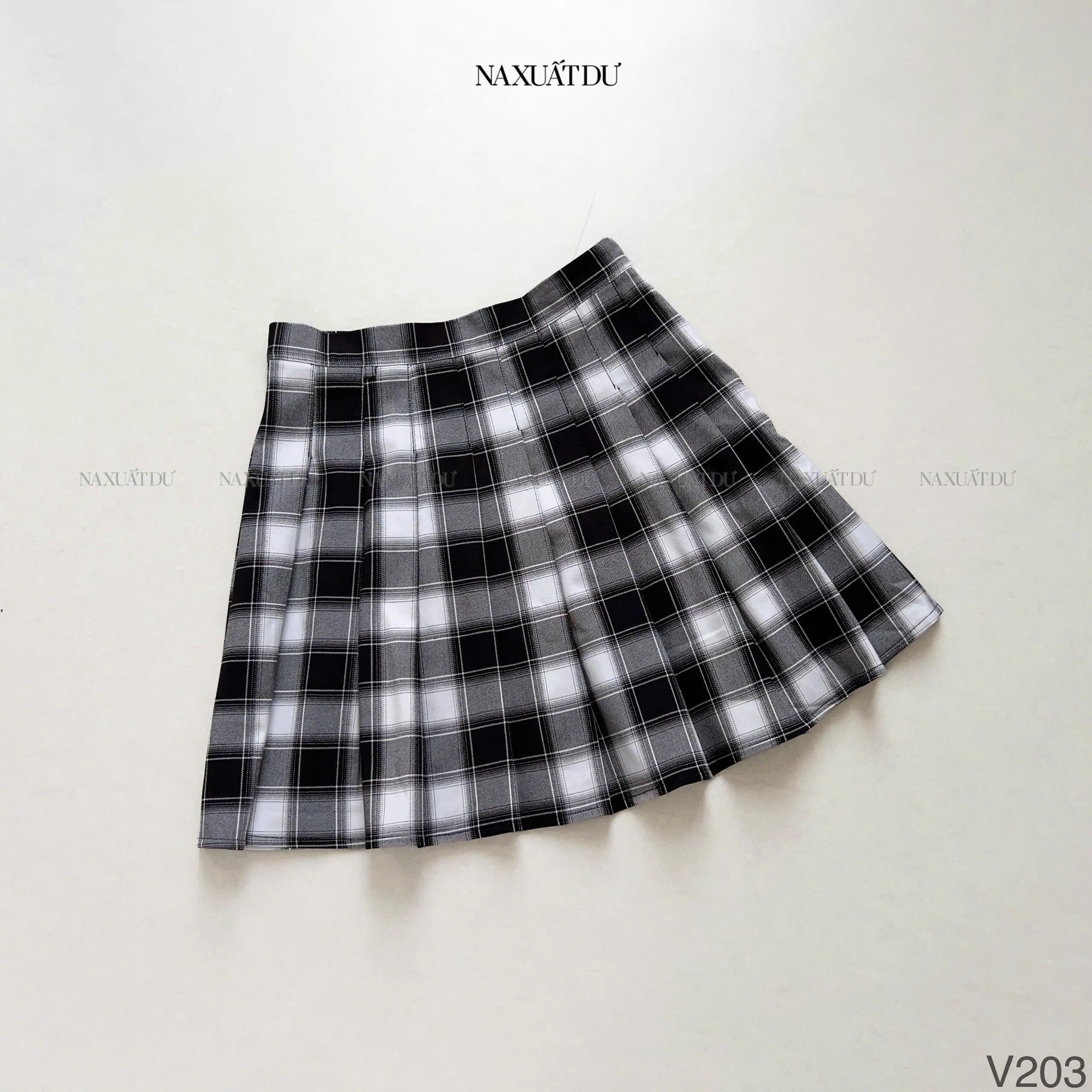 Set 2 chân váy xếp ly 