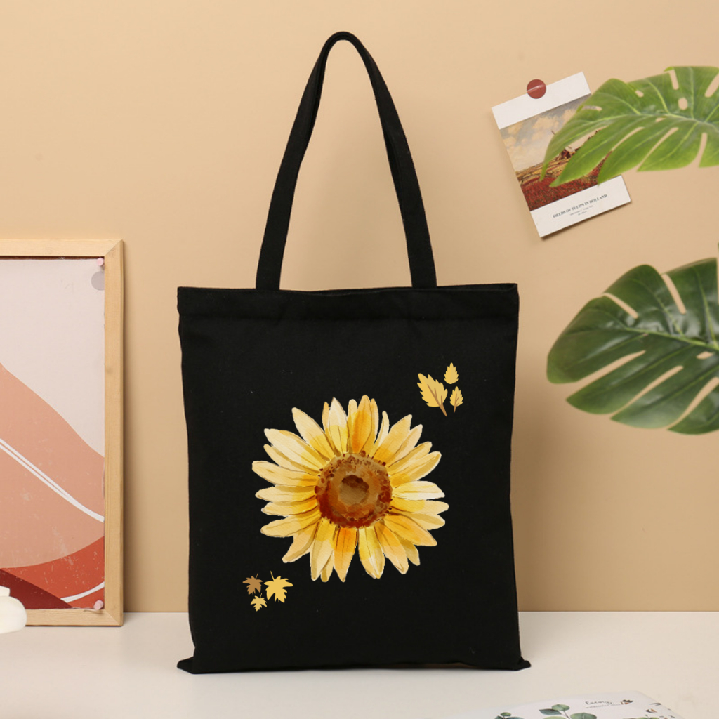 Túi tote vải canvas We Tee phong cách Hàn Quốc có khoá kéo và ngăn phụ - TOTE03_thumbnail_8