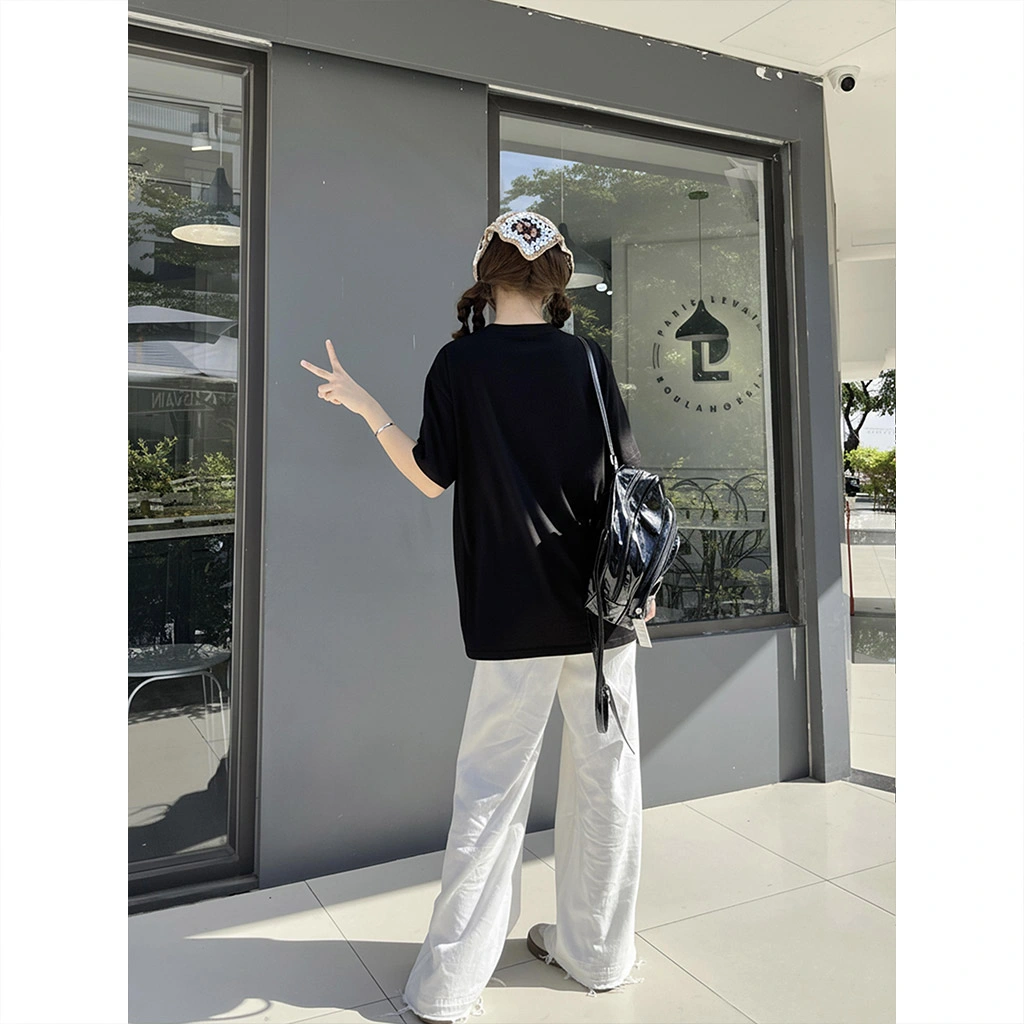 Áo thun boxy Miucho Club chất vải dày dặn thoáng mát chuẩn form chú ngựa hài hước in mix 2876_thumbnail_4