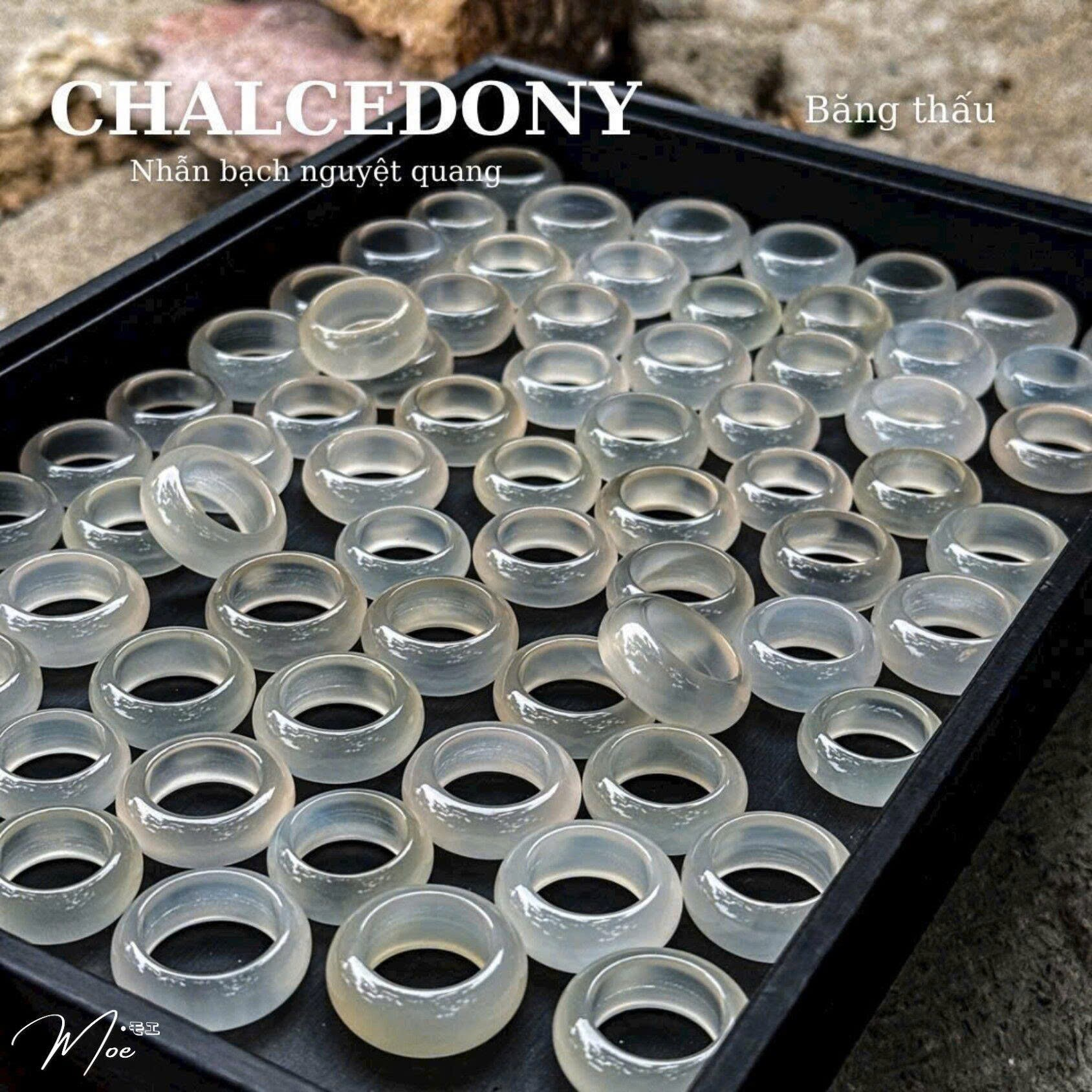 N172 - Nhẫn phong thủy chalcedony