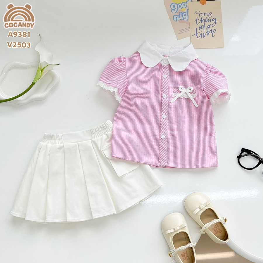 Chân váy cộc kaki TRẮNG phối túi cúc_thumbnail_1