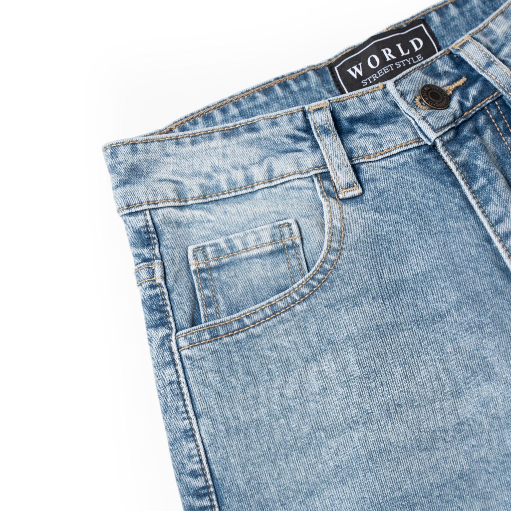 [Mẫu mới] Quần Jeans Nam ống đứng/suông WSS | Straight Fit Jeans_thumbnail_2