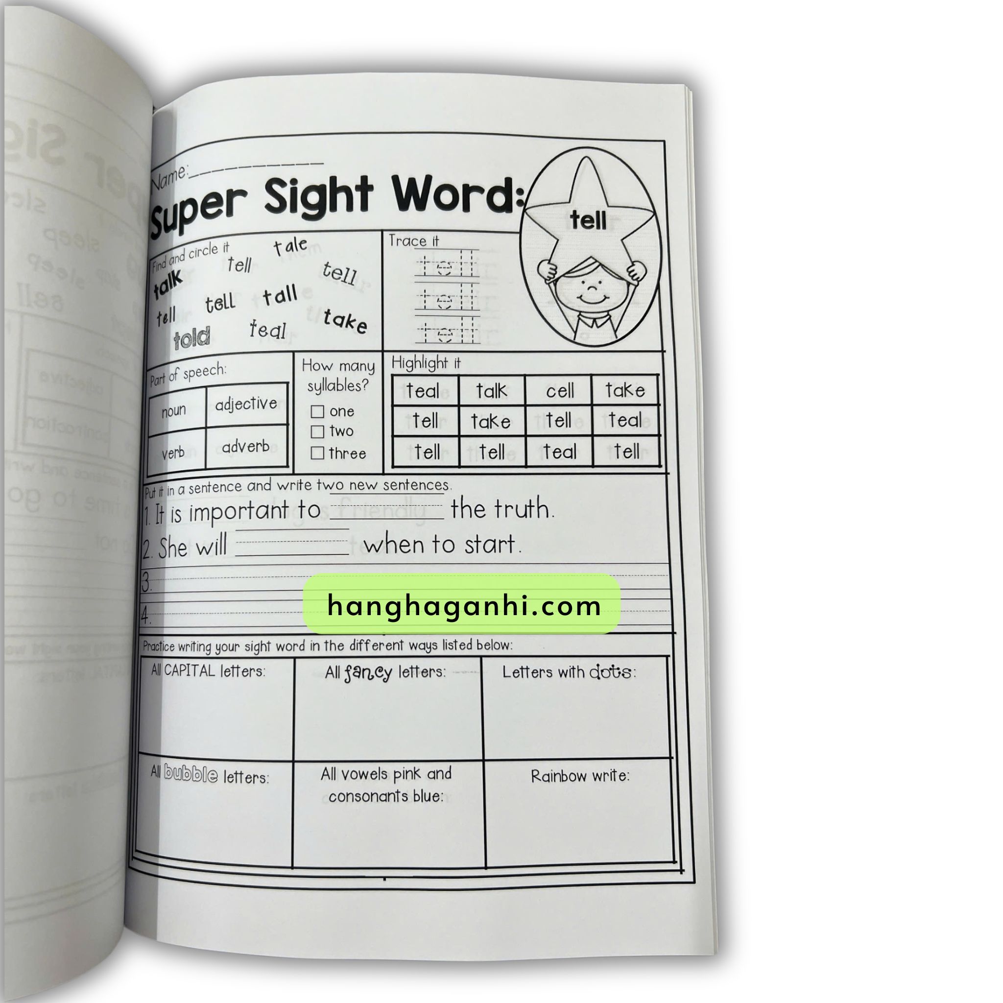 Sight Word Super Stars bộ 5 quyển 5 cấp độ_thumbnail_5