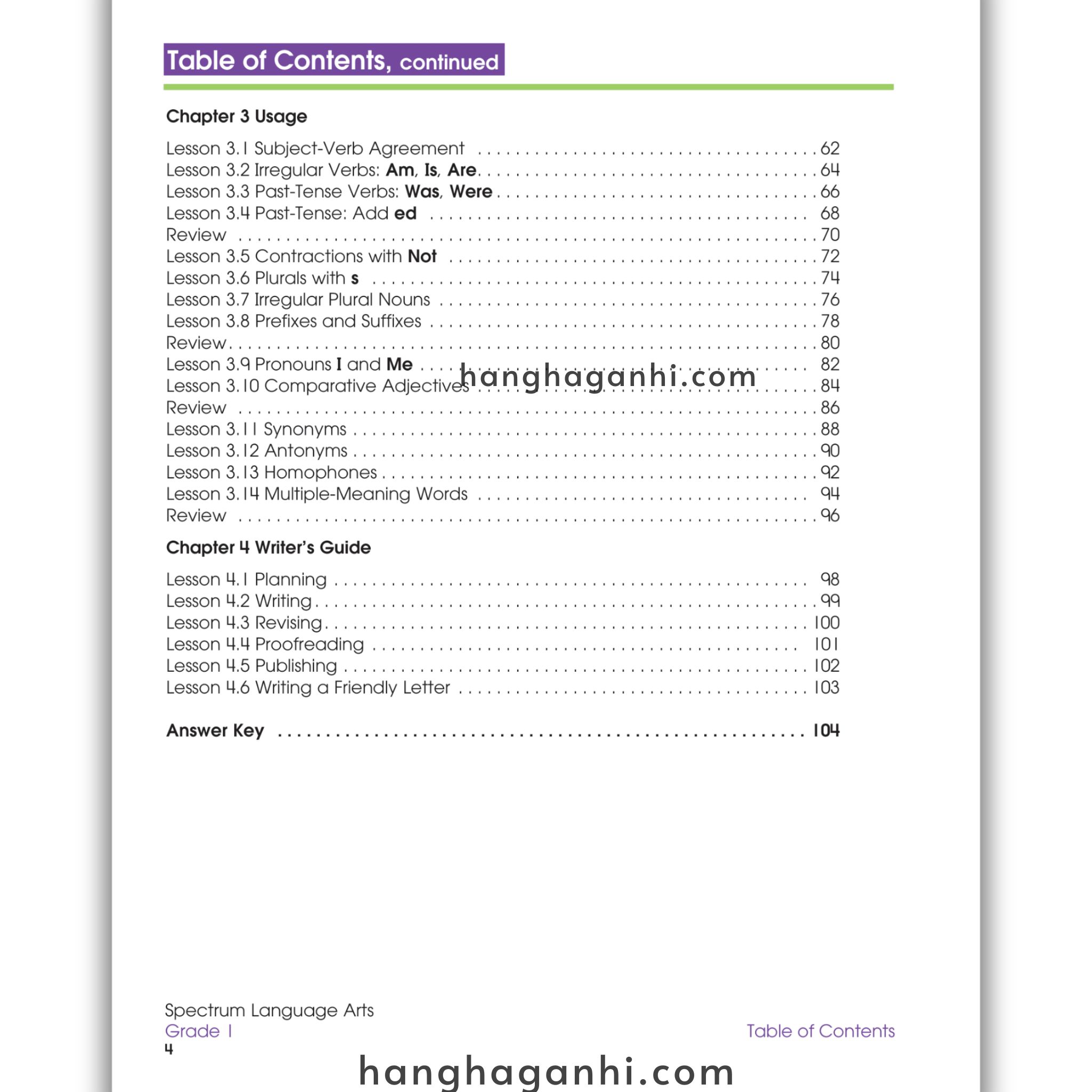 Sách Spectrum Language Arts Workbook Grade 1_thumbnail_2