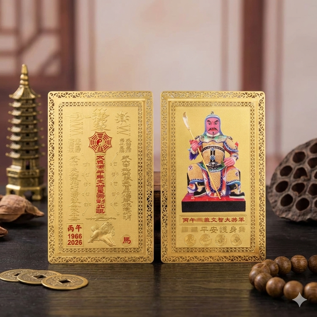 Kim Bài Phù Thái Tuế 2026 Bính Ngọ