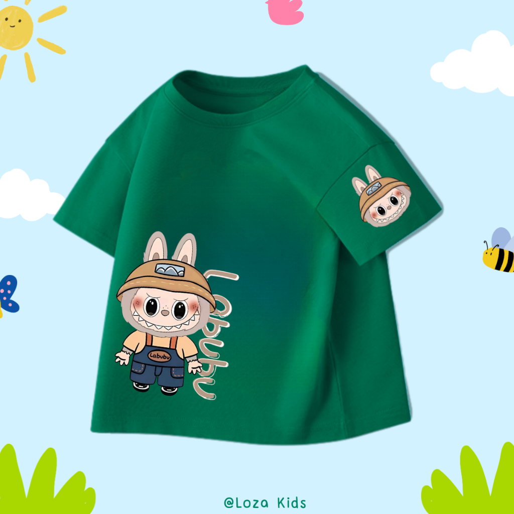 Áo thun bé trai in hình Labubu - Loza Kids AT2794_thumbnail_1